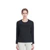 Under Armour UA Vanish Elite Solid Color Crew Neck Long Sleeve T-Shirt Women Tops Black 1383649-001