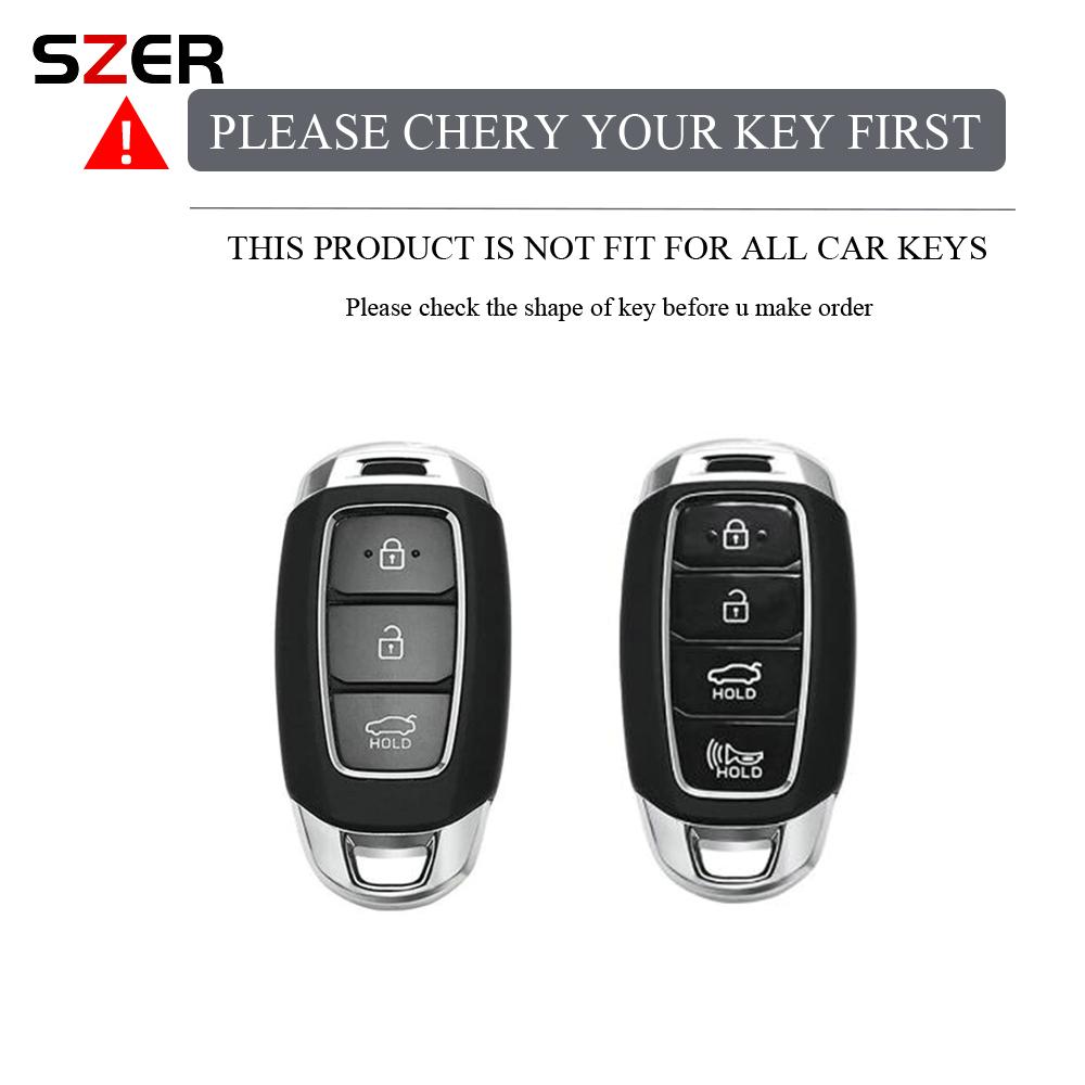 3 4 Buttons Tpu Car Key Case Cover Shell Fob For Hyundai I30 Ix25 Elantra Kona Solaris Azera Grandeur Ig Tm Accent Santa Fe