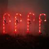 2pcs Xmas Cane Lights Solar Powered IP65 Water Proof LED Xmas Cane Pathway Markers Lights for Decoration