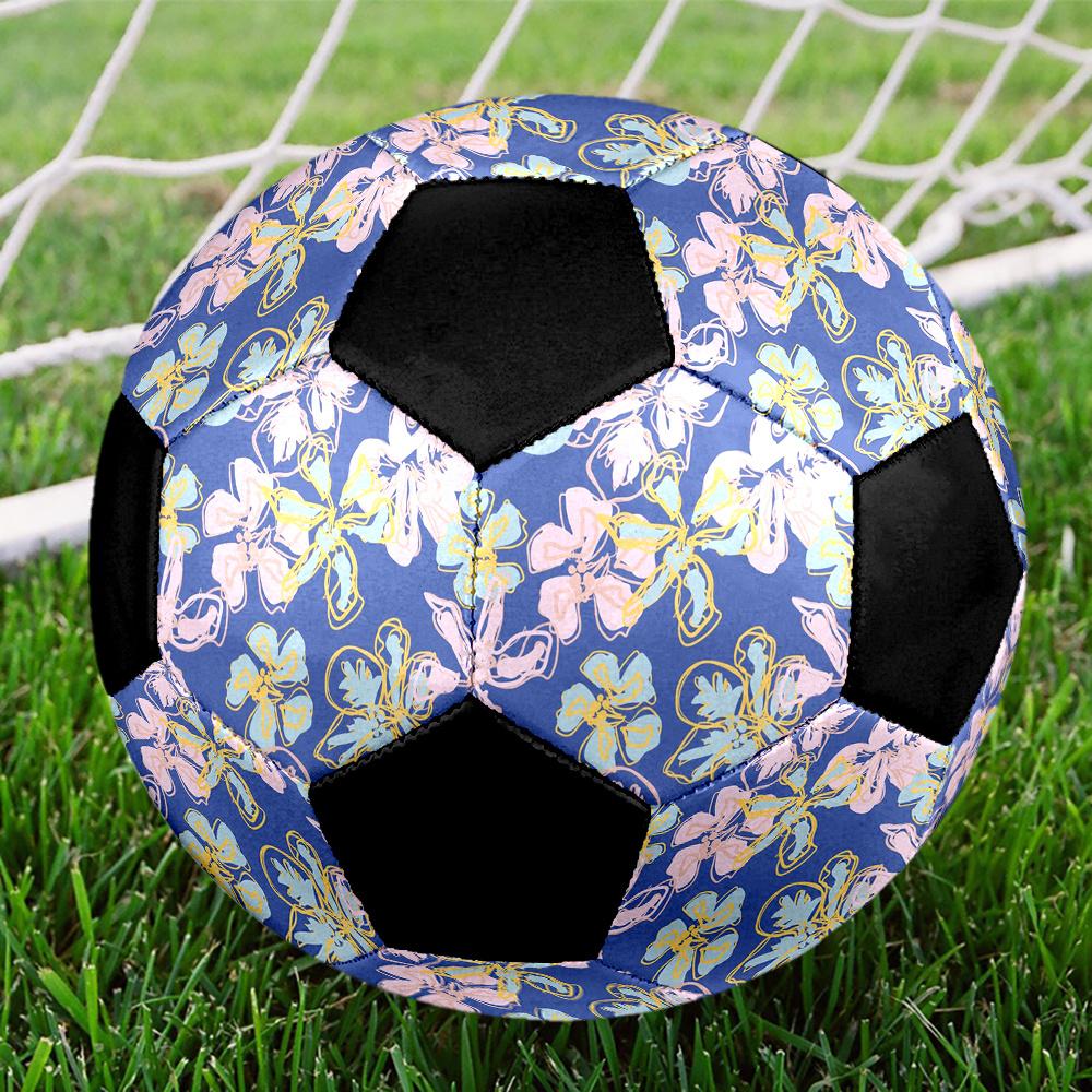 1pc Floral Outdoor Sports Football, Size 5, Comfortable And Durable Feel,Gift yy16