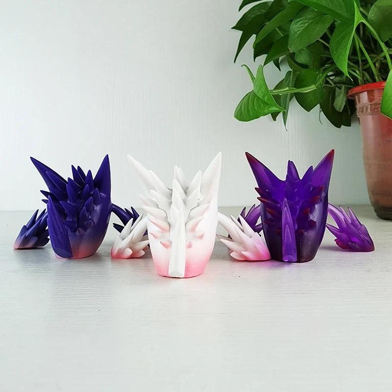 Anime Figure Gengar 8cm Action Figure Decoration Q-Version Animation Week Model Interior Decoration Peripheral Toy Boys Gift