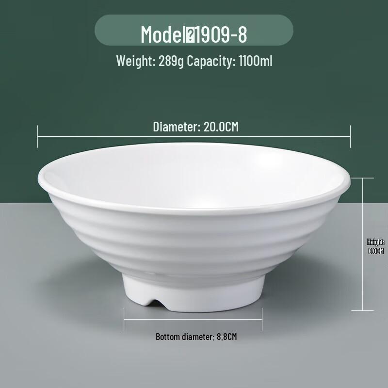 Melamin Imitationsporzellan Ramen Nudelschüssel