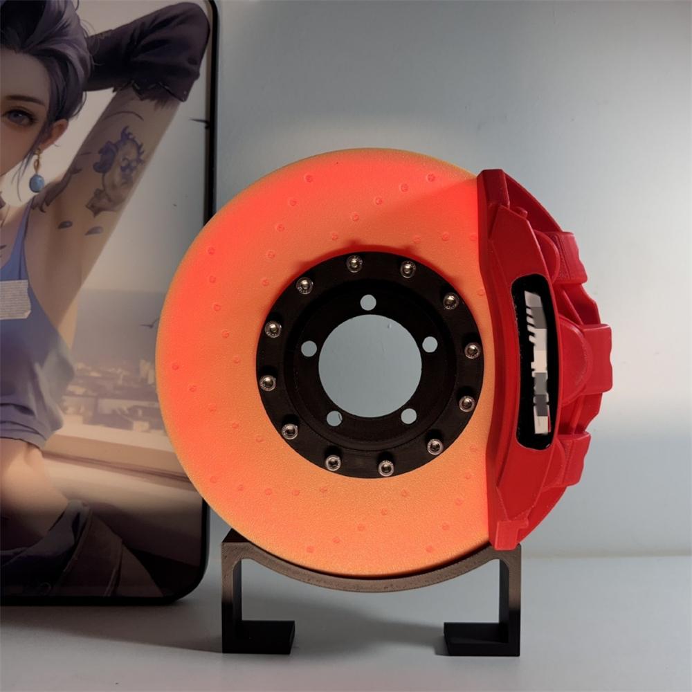2PCS Brake Disc Lamp Led Atmosphere Brake Mood Light Charging Battery Adjustable Brightness Night Light with Bracket