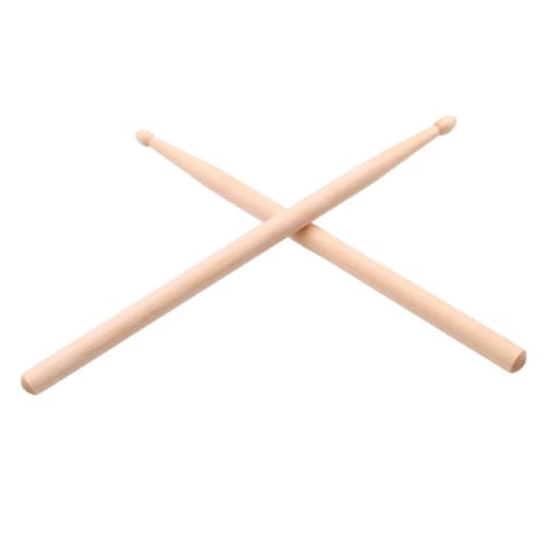 Freneci 1 Pair Wooden 5A Drumsticks for Drums for Kids Children Boys Girls