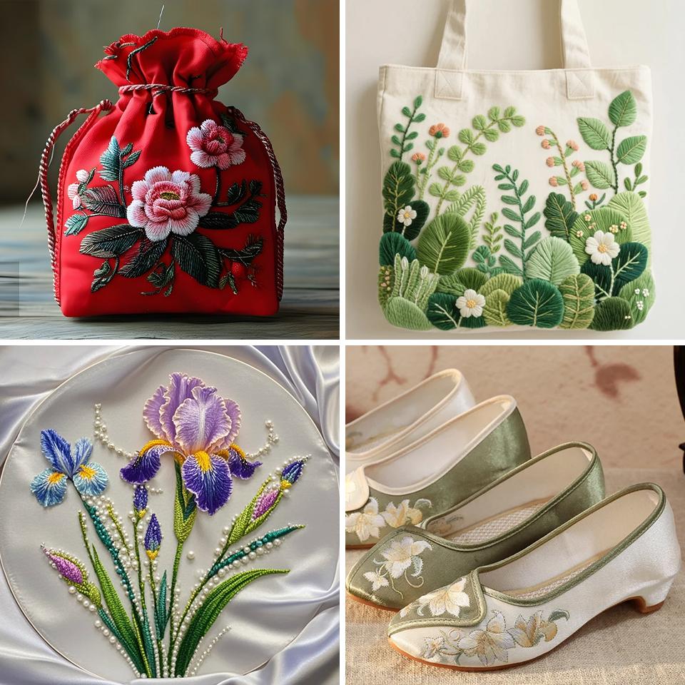 BUDDUR 1PC Plastic Embroidery Hoop Cross-Stitch Frame Hoop Circle Embroidery Shed DIY Handmade Craft Sewing Needwork Supplies