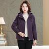 2026 Spring/Autumn Hooded Jacket for Middle-Aged & Elderly Women – Stylish Loose Fit