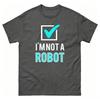 Captcha Im Not A Robot Graphic Tee Programmer Unisex Shirt Developer Gift For Tech Lovers Coder Humor Top