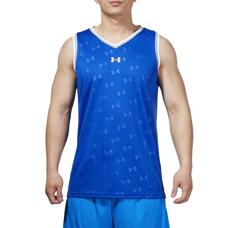 Under Armour Koszulka bez rękawów do treningu sportowego na co dzień Męska Góra Królewski niebieski 21500102-400