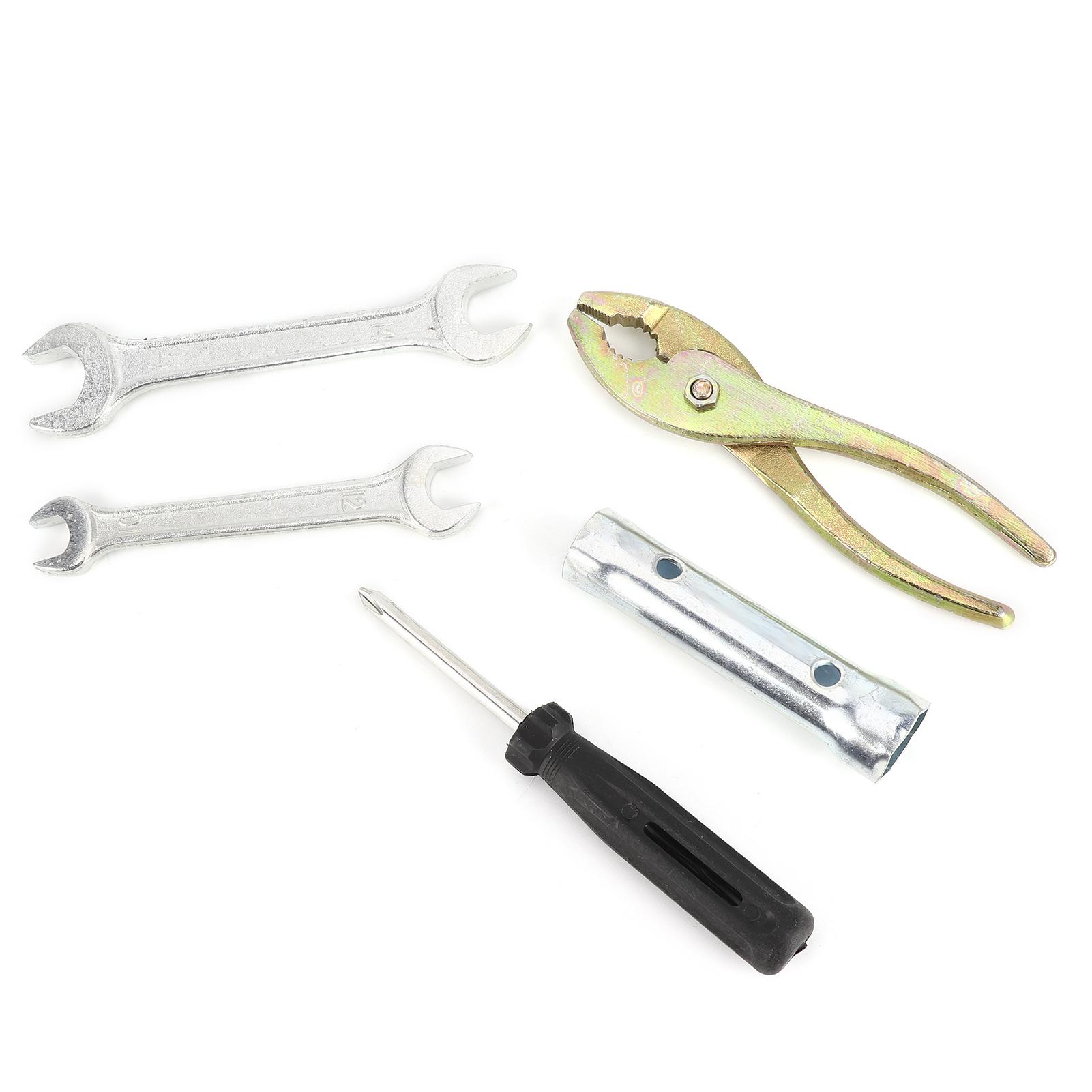 

Набор инструментов для ремонта мотоцикла Гаечный ключ Отвертка Плоскогубцы Набор торцевых головок для свечей зажигания Универсальный