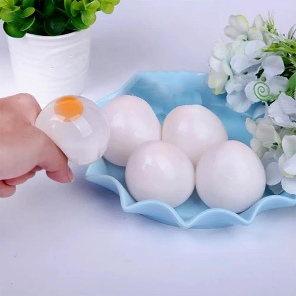 Funky Egg Splat Ball Squishy Toys Stress Relief Egg Yolk Balls Squishies Morsomt leketøy for barn Angstreduserende lindring for voksne