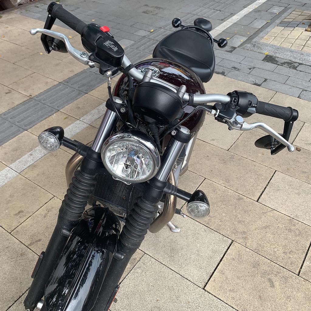 FENRIR Black Motorcycle Bike Bar End Mirror Bike Mirror Retro CNC Aluminum for Vehicle Inspection Compliant New Safety Standards Compliant Mirror