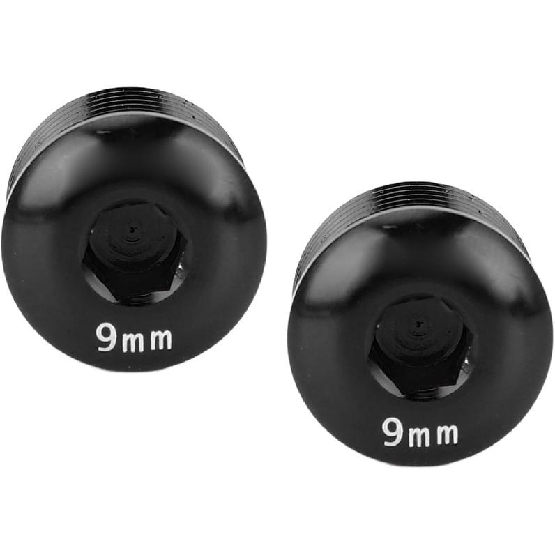 

Пылезащитные колпачки для велосипедных педалей, M 14, Защитные винтовые крышки для педалей из алюминиевого сплава, Запирающий винт для горного велосипеда чёрный