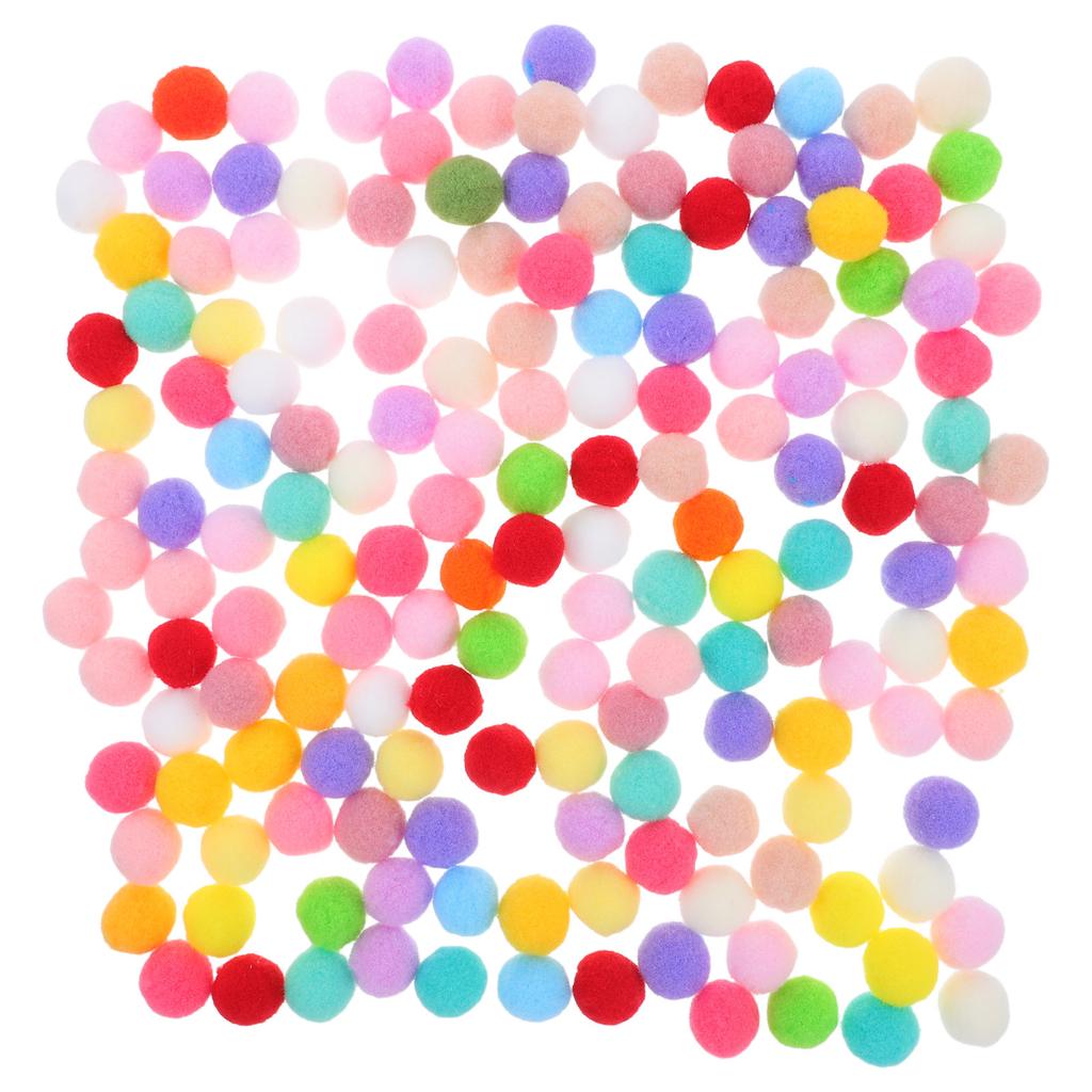 1000Pcs Colorful Craft Pompoms Balls 2Cm Hat Accessories Scarf Decoration DIY Craft Supplies for Kids Early Education Classroom