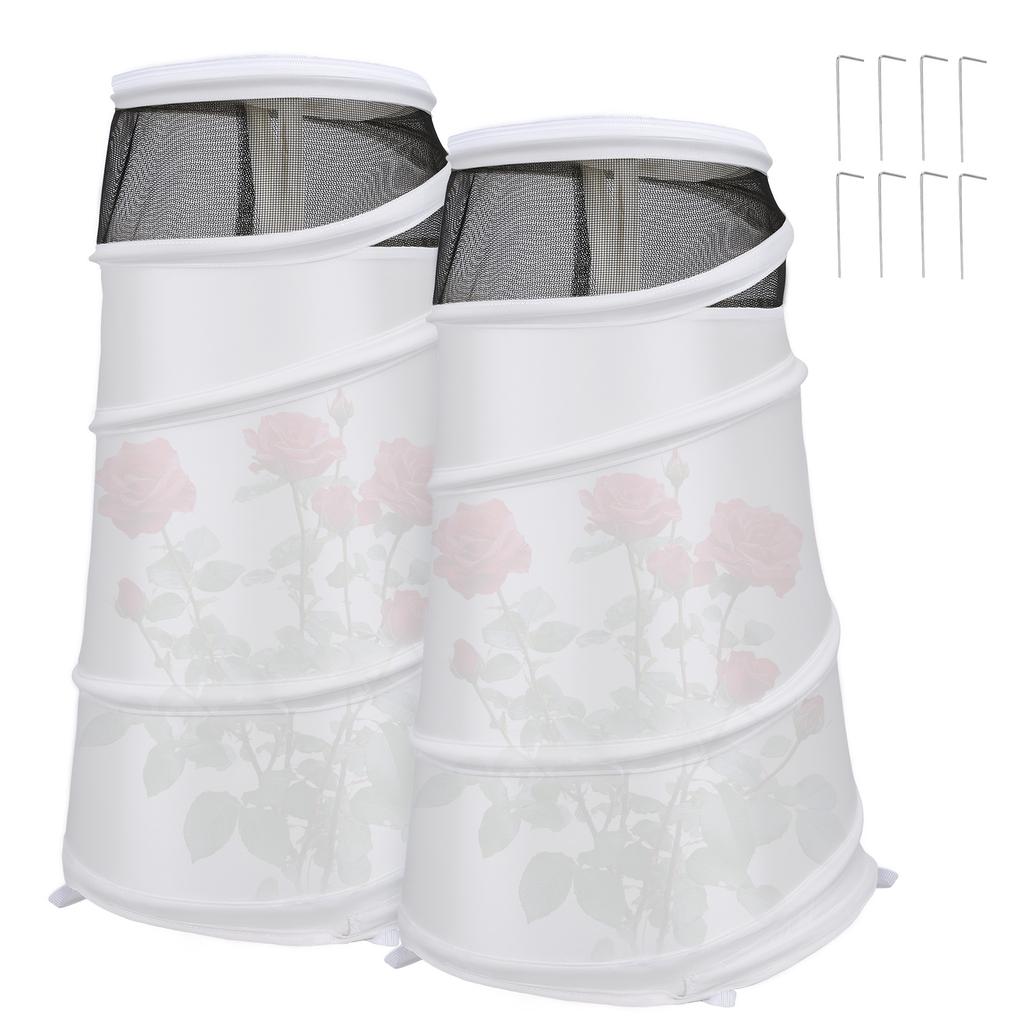 Pop Up Winter Frost Vegetation Cover Garden Roses Freeze Protection Tent Foldable Warm Weather Proof Plant Tree Frost Cover