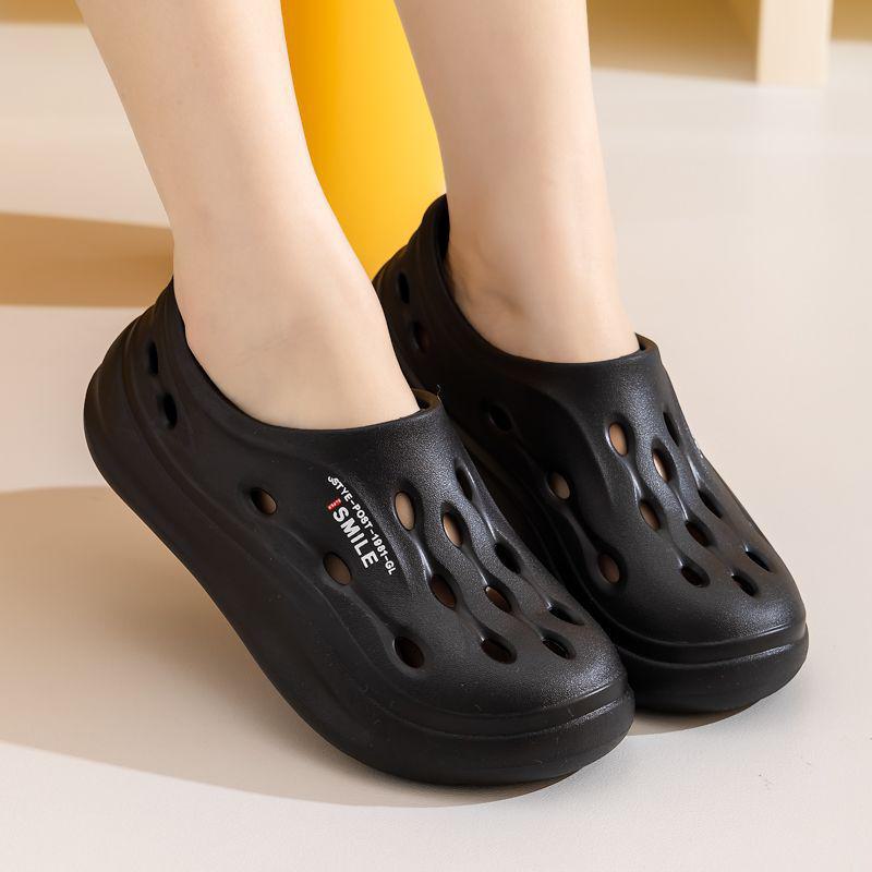 

Модные универсальные дышащие сандалии из ЭВА для девочек - Простая повседневная однотонная спортивная обувь 36/37 (double code)