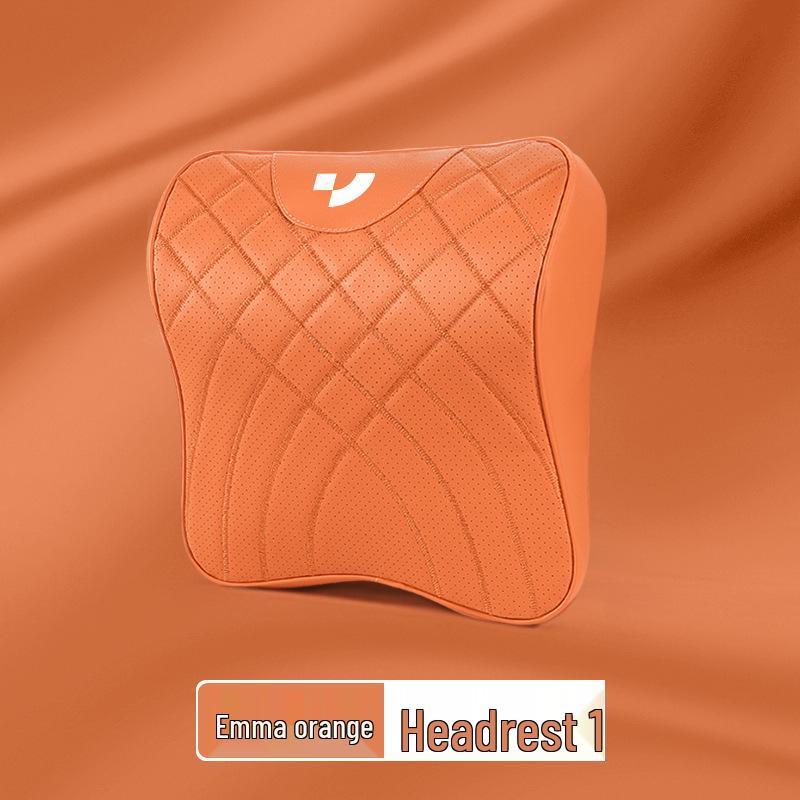 Ji Yue 07/01 Car Headrest Lumbar Support Memory Foam Neck Pillow Pad, All-Season Universal Model.