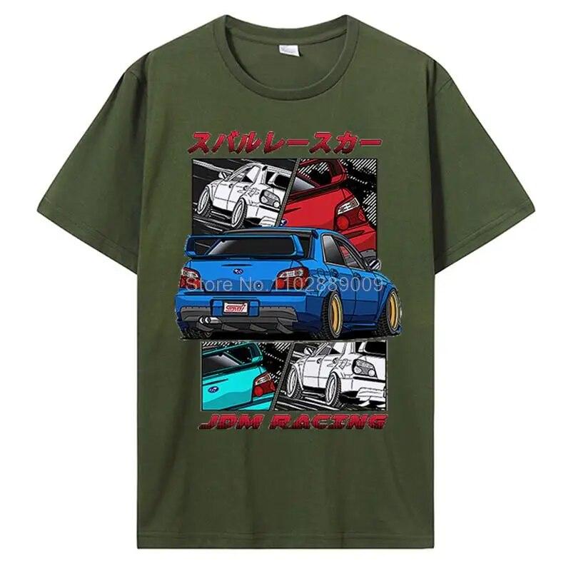 Classic Initial D T Shirt Unisex O-neck Cotton T-Shirt Unisex Hip Hop GTR Vaporwave JDM Car Tshirt Casual Daily Tee Streetwear