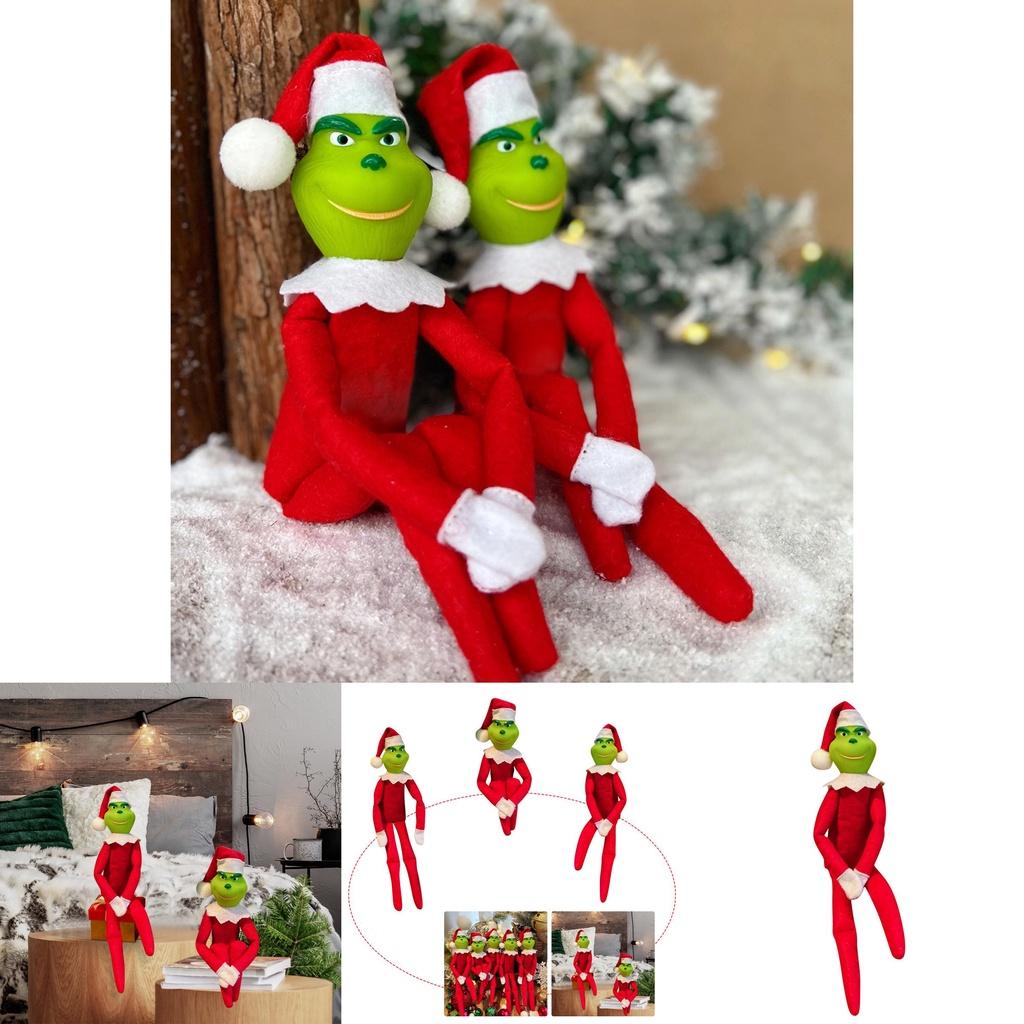 Décorations de poupée Grinch de Noël Douces Confortables Et Parfaites Comme Ornements et Cadeaux de Fête