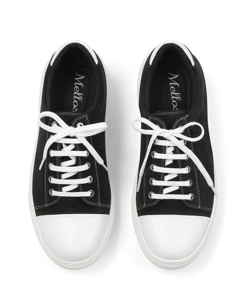 [MELOS] Canvas Suede 3.5cm Sneakers