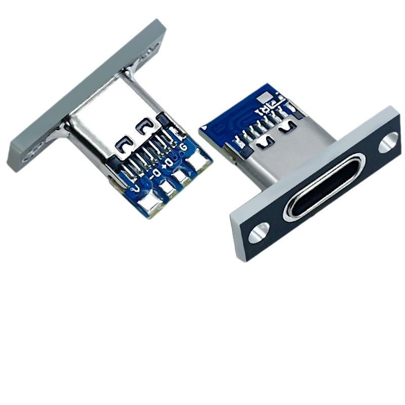 Fixed Plate USB-C Female Keyboard Mod Cable - USB Key-Cable Separation & Charging