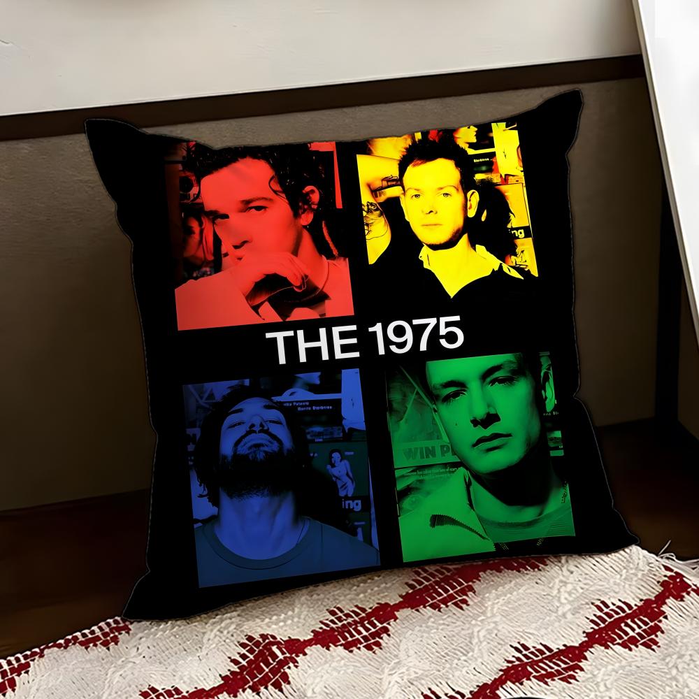 TThe 1975S Band Cushion Cover Reversible Soft Durable Pillow Cover Home  Car MultiScene Use for Daily Comfort