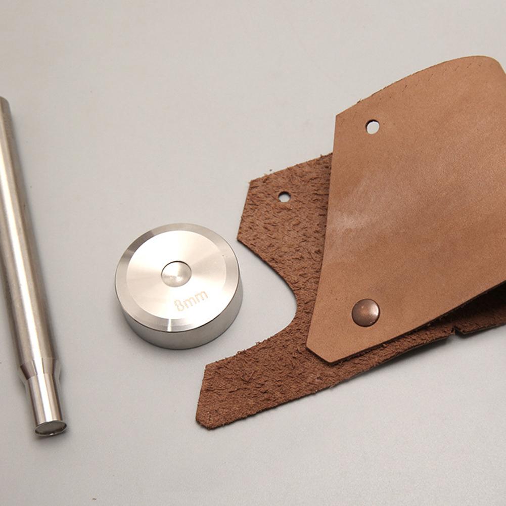 Complete Installation Work Leather DIY Tool Double Cap Rivets Tool 10mm Size 6mm Size Easy To Use Installation Tool
