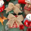 Primary Color Huangya Pure Linen Roll Silk Webbing Hemp Rope Handmade Diy Christmas Decorative Bow Fabric Sisal