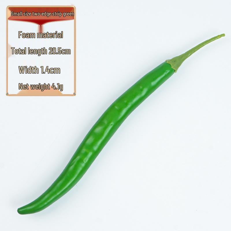 Blue & Red Fake Pepper Display Model for Photography & Early Education