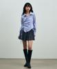 Alikim Mild Pleats Skirt Pants / Charcoal
