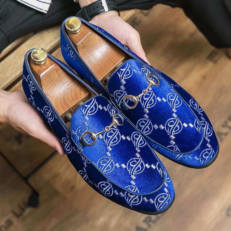 Fashion Men's Luxury Loafers Shoes Big Size Casual Men Suede Leather Shoes Man Designer Wedding Dress Shoes Men Flats Moccasins