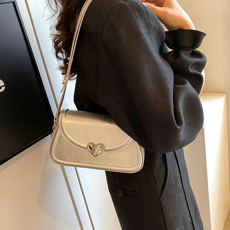 Dámská kabelka přes rameno s červenou texturou, nová, oblíbená, crossbody, módní