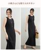 Long Sleeveless Maxi Can be Used as an Inner Slimming Suitable for Petite Elegant Maxi Dress F0121 [EnjoIt] Women's Dress, 100% Cotton, A-line, Plain,