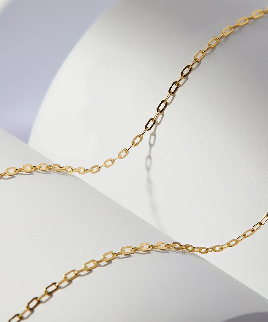 Helene Jewelry 14K 18K New Wool Chain Gold Necklace (Type A)