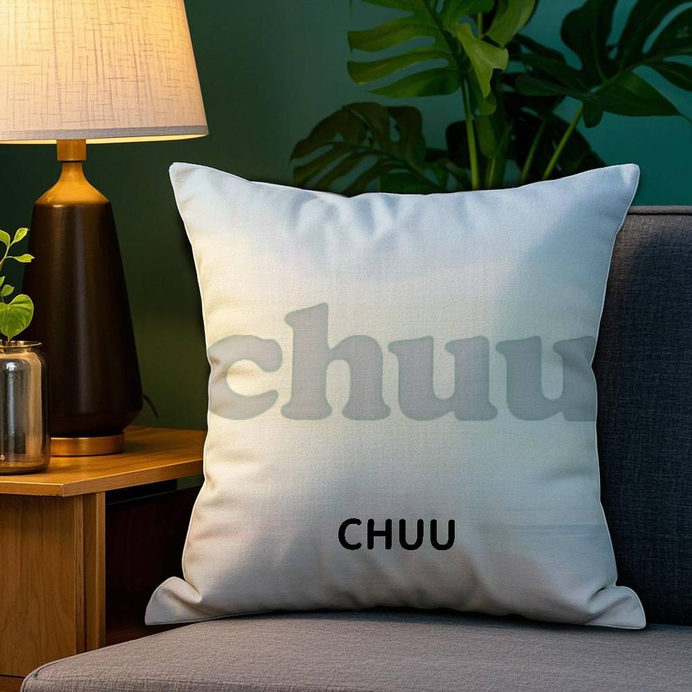 

Pillow Case Sofa Living Room Bedroom Doublesided Printing Korea Brand CChuu Square Cushion Nap Time Pillow Case 30x30cm
