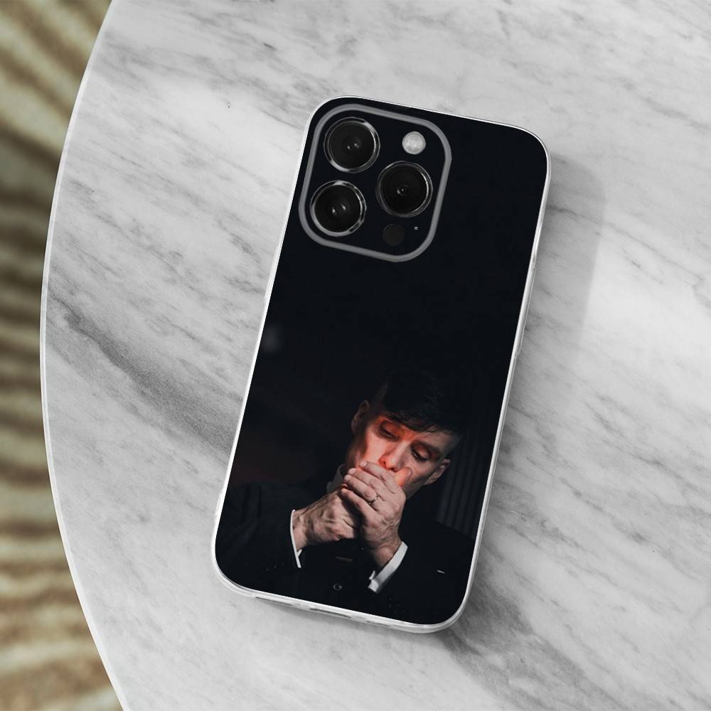 Movie P-Peaky B-Blinders HOT Phone Case For iPhone 16,15,14,13,12,11 Pro,Max,Plus,X,XS,XR,SE,Mini Transparent Soft Cover
