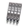 Canon of Latest Compatible Ink Cartridges Latest IC Remaining Ink Level Compatible with Genuine Canon Ink with PIXUS by STAR BCI-381XLGY (Gray) [Set