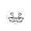 Coffee Cup Wall Sticker Creative Kitchen Decor Background Removable Self-Adhesive Wall Decal