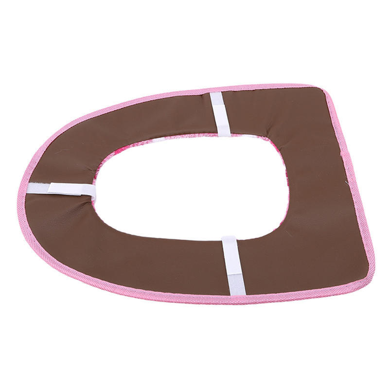 Měkký Korálový Sametový Potah na Záchodové Sedátko Podložka Květinový Vzor Design Koupelnový Dekorativní Doplněk Pro Domácí Koupelnu Ochrana Záchodu Prachotěsný Lze Nainstalovat Odstranit