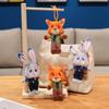 Disney Zootopia Pluszowa Zabawka Wisiorek Nick Wilde Judith Laverne Hopps Pluszowa Lalka Breloczek Urok dla Pary Prezent Urodzinowy Świąteczny