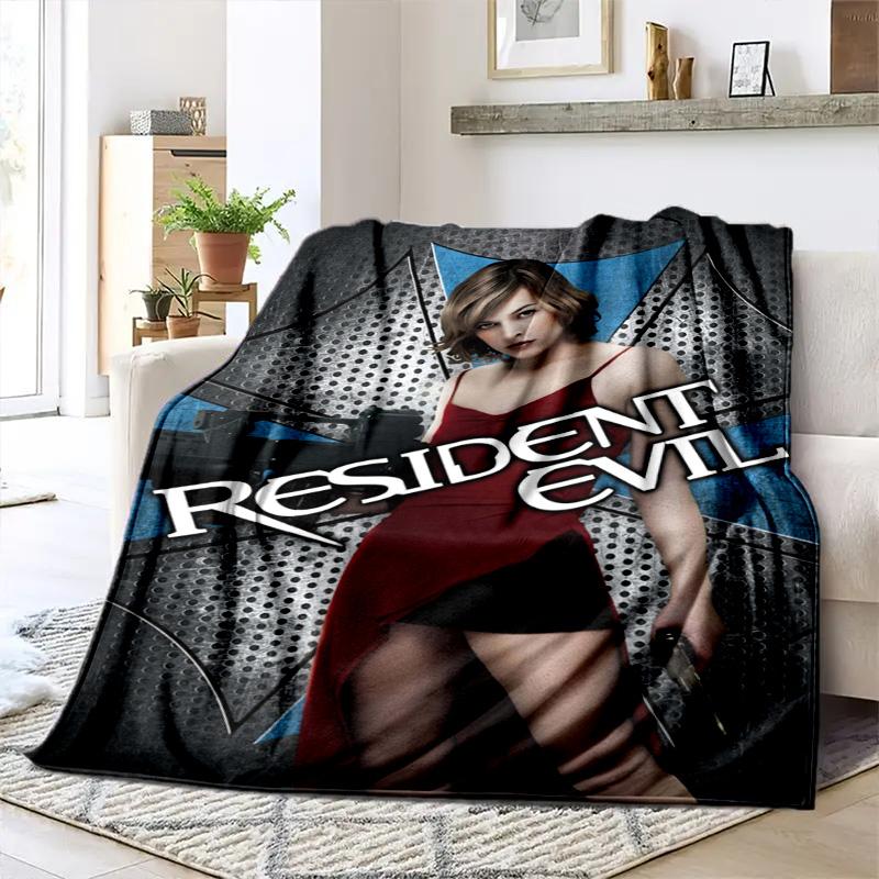 The sci-fi game Resident Evil features the Umbrella Corporation blanket a soft home furnishing nap decoration a warm Sherpa blanket for all seasons U8