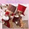 Claus Santa Cute Snowman Elk Socks Shaped Pendant For Decoration Christmas