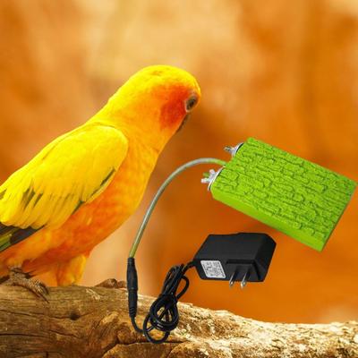 Bird Cage Heater Perch Warmer 95°F-109°F Winter 5W Warm Platform Adjustable Temp for Turtles