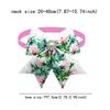 50/100pcs Dog Bow Tie Spring Flowers Style Dog Bowties Neckties Collar Pet Supplies Pet Grooming Accessories for Small Dog Cat