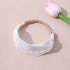 Delicate Embroidered Infant Headband White Lace Design Comfortable Hair Decoration for Photography Parties Daily Use