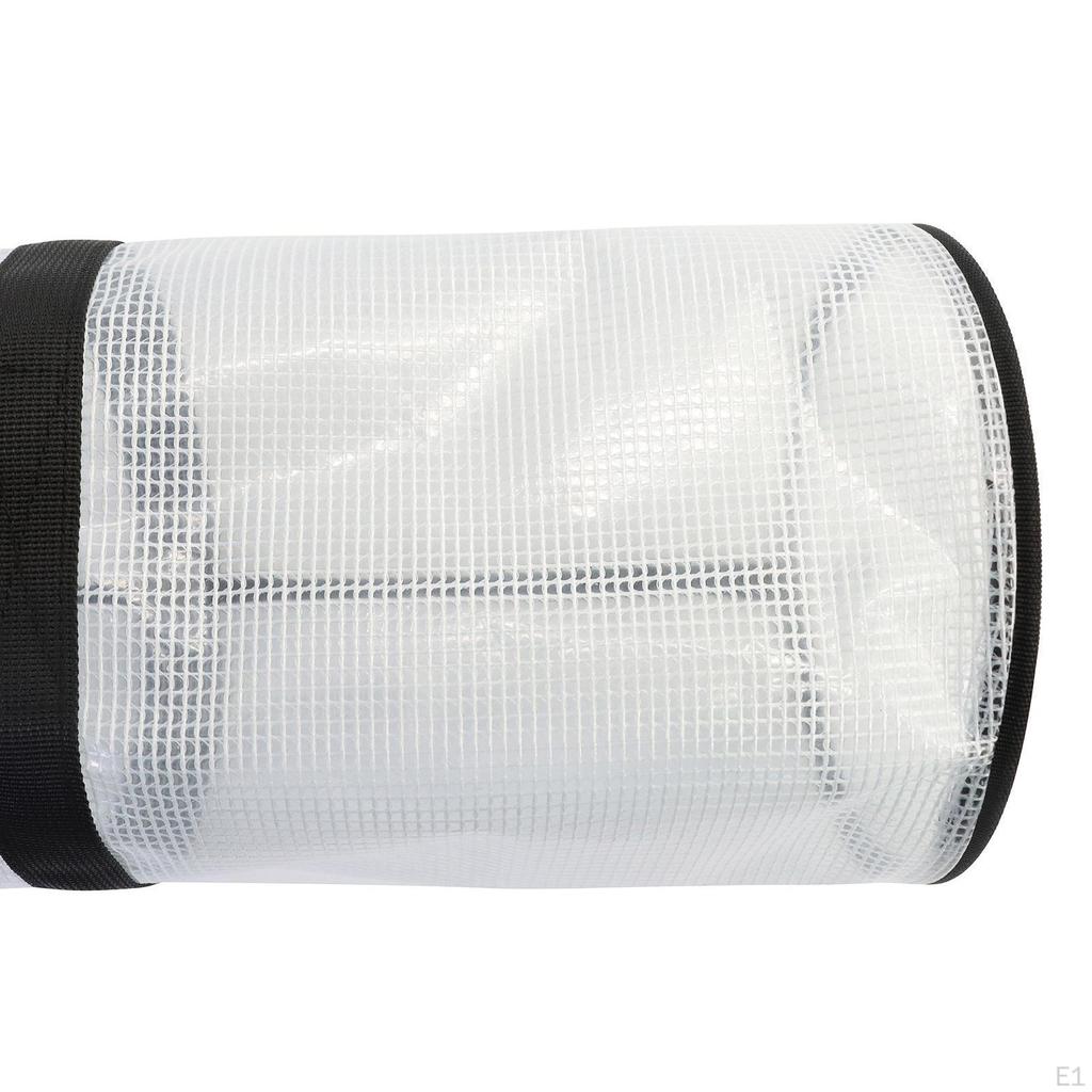 Christmas Gift Wrap Organizer PVC Clear Bag Wrapping Paper Rolls Waterproof Storage
