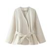 European and American Women's French Fashion Loose Wool Coat