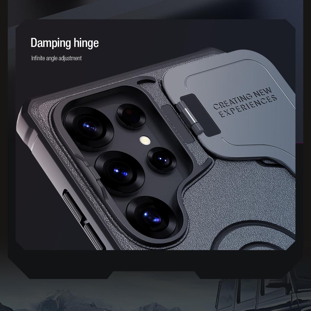 NILLKIN Pro Samsung Galaxy S25 Ultra Pouzdro na telefon CamShield Armor Prop Ochrana fotoaparátu Zadní kryt