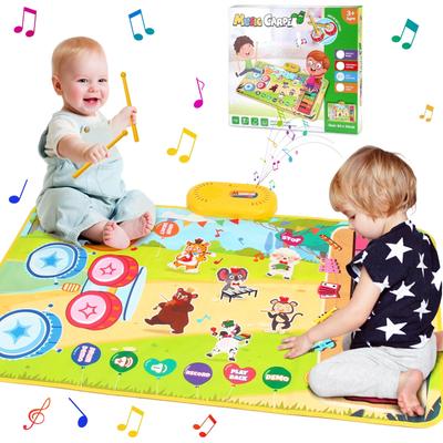 Kabeila Klaviermatte, Spielzeug, Trommel, Tanzmatte, Kinder, Lernspielzeug, Jungen, Mädchen, Geburtstagsgeschenk, beliebtes Spielzeug, Klavier, Musikinstrument, Spielzeug, Musikmatte, Musikmatte