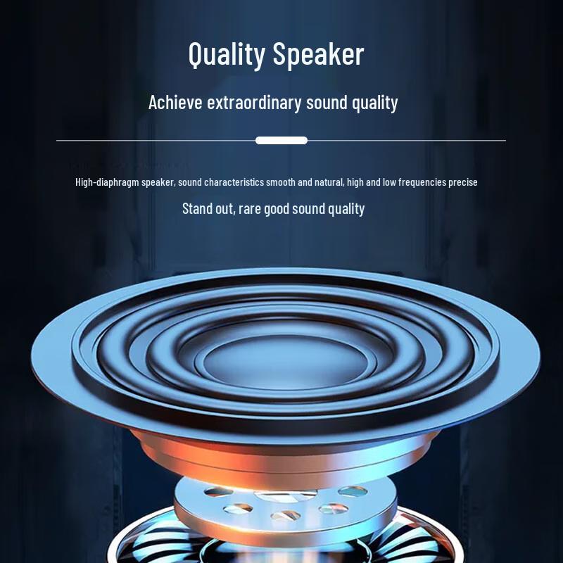 HuiDu HD-8 Professional 8-inch Full-Range Speaker CN Plug (adapter Included)