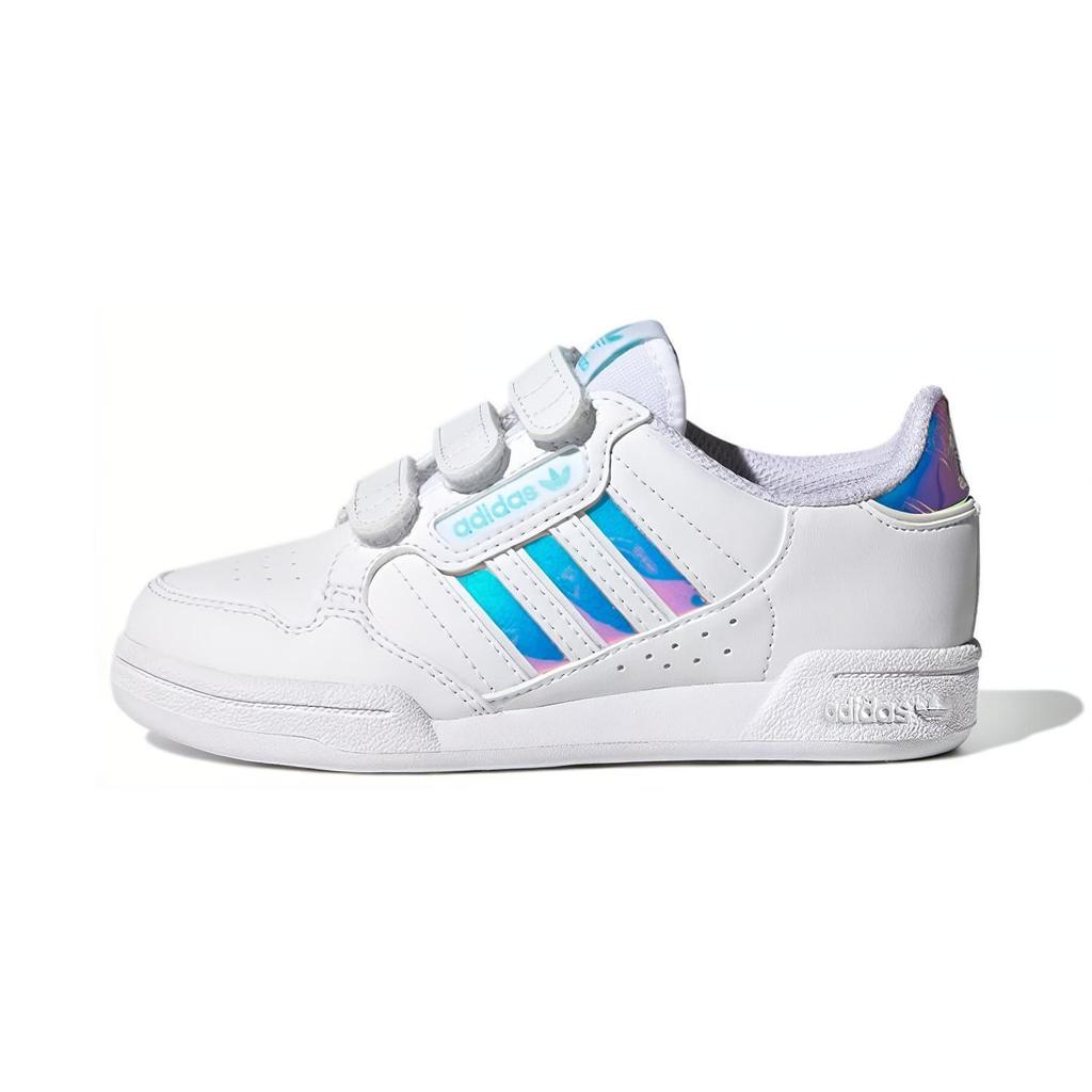Adidas Originals Stripes Retro Casual Low-Top Kids Skate Shoes Kids Sneakers White Blue GZ3257